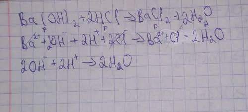 Напишіть йонно-молекулярні рівняння реакцій, які відповідають таким молекулярним рівнянням:​