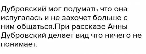 Как реагирует Дубровский на появление Антона Пафнутьича?