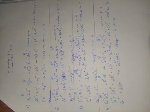 Розв'язати рівняння. Только правильно mgcl2+k2sio3 pb(no3)2+nas cu(no3)2+na2s cuso4+kon