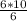 \frac{6*10}{6}