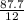 \frac{87.7}{12}