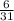 \frac{6}{31}