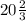 20\frac{2}{3}