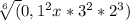 \sqrt[6]({0,1^{2} x} *3^{2} *2^{3})