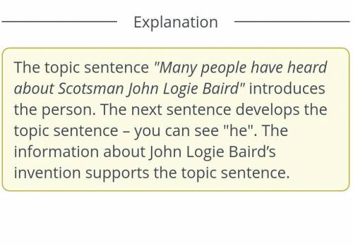 Review the details of the paragraph and choose the best topic sentence to introduce the paragraph co