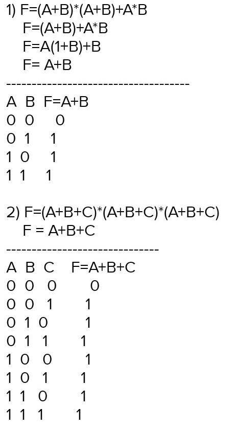 Составьте таблицы истины AvA&B A&(AvB) A&BvĀ&B (AvB)&(ĀvB) B&(AvBvC)