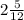 2 \frac{5}{12}