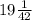 19\frac{1}{42}