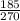 \frac{185}{270}