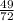 \frac{49}{72}