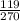 \frac{119}{270}