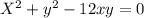 X^2+y^2-12xy=0