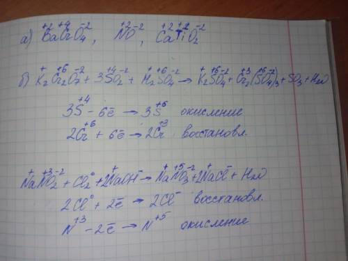 А) Визначте ступені окиснення елементів в наведених сполуках. Вкажіть, які з них є тільки окисником,