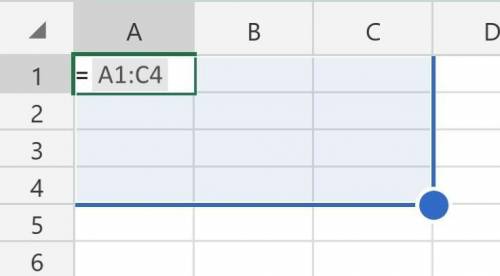 В электронной таблице выделен диапазон ячеек А1:С4. Сколько ячеек содержит данный диапазон?​