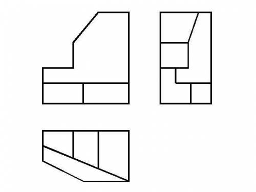 нарисуйте третий видВид с перед. ​