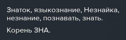 Подберите однокоренные слова к слову язык и выделите в них корень-​