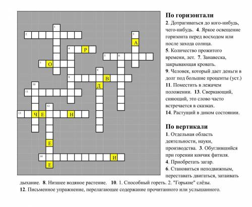 Кроссворд по теме чередующиеся гласные в корне с вопросами и ответами НУЖНО