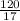 \frac{120}{17}