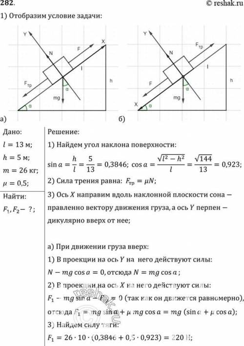 Какую работу надо совершить для затаскивания груза массой 100 кг по наклонной плоскости длиной 10 м