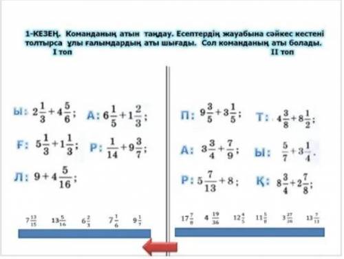 Ким (Аралас Сандарды Косу Жане Азайту 8 сабак) сабагына коп жауап береди.Оте керек беремин