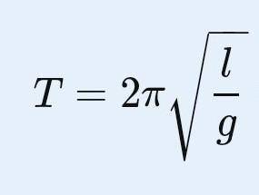 Формулы периода колебаний математического и пружинного маятника​
