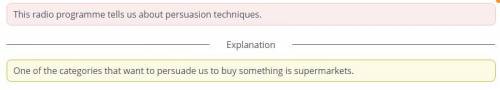 Persuasion Listen to the radio programme and decide which of these things is discussed.The audio:Kaz