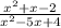 \frac{x^{2} + x - 2}{x^{2} - 5x + 4 }