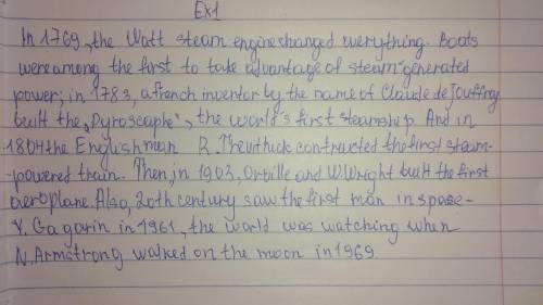 1 What important events in the history of transportationhappened in the years in thelist?. 1769 • 17