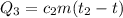 Q_{3} =c_{2} m(t_{2}-t )