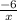 \frac{-6}{x}