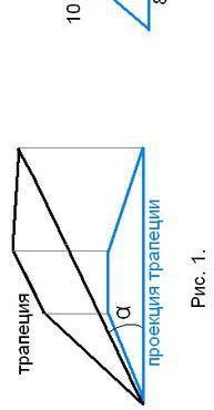 НЕ ДЛЯ ТУПЫХ Ортогональной проекцией равносторонней трапеции с высоты 12 см и основами 3 см и 9 см в