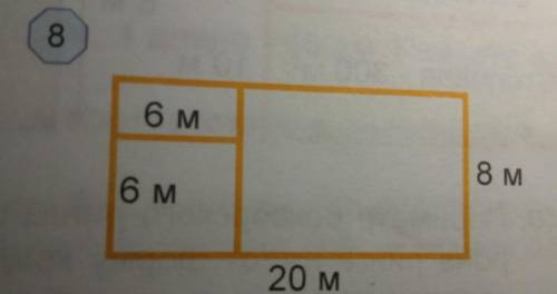 430. На рис.8 изображен план жилого дома. Найдитеплощадь каждой комнаты.90 м​
