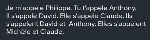 Quel âge ils ont ? Tu Mes amis Claude Anthony J' David Michèle Nous Vous elle n'a pas → elles n'ont