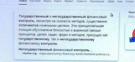 В чем отличие государственного контроля от негосударственного?