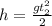 h=\frac{gt_2^2}{2}