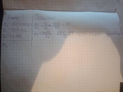 Пуля массой 10 г вылетела из ружья со скоростью 38,4 км/мин. Вследствие отдачи ружьё приобрело скоро