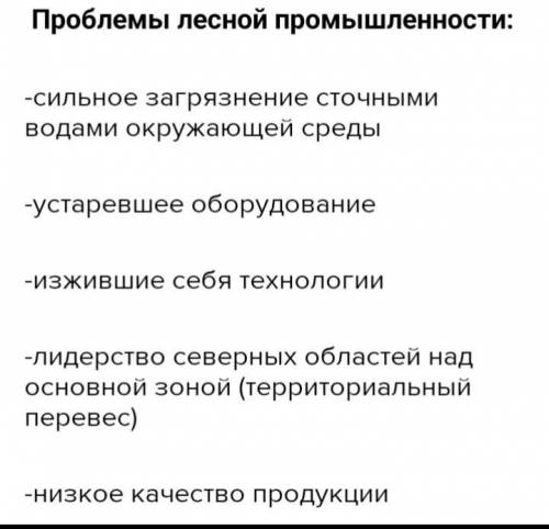 Проблемыи и перспективы развития отрасли лесной промышлкности​