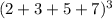 (2+3+5+7)^{3}