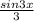 \frac{sin3x}{3}