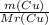 \frac{m(Cu)}{Mr(Cu)}