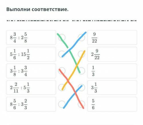 Математика, деление обыкновенных дробей и смешанных чисел