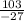 \frac{103}{-27}