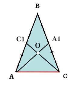 В треугольнике ABC AB=BC AA1,CC1 высоты Докажите что AA1=CC1​