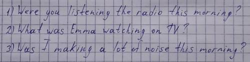 2 Use the words in brackets to complete the questions. Use the past continuous. 0 (Where / you / sit