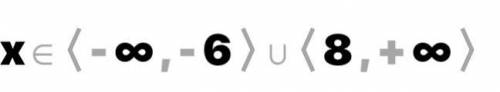 1)х^2-2х-48>=02)х-(х+4)(х+5)>-5​