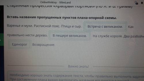 Вставь названия пропущенных пунктов плана-опорной схемы. Варенье и мухи. Расписной пояс. Птица и сыр