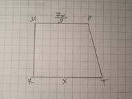 В прямоугольной трапеции меньшее основание составляет 7/9 большого. Зная, что разница между двумя ос