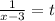 \frac{1}{x-3} = t