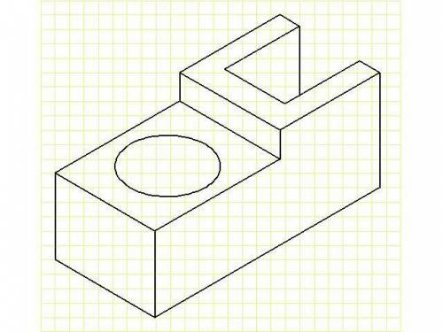 Начертить изометрическую проекцию.​