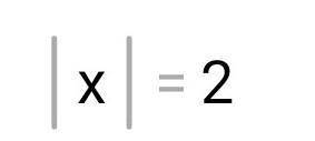 Графік рівняння|x - y|= 2;​